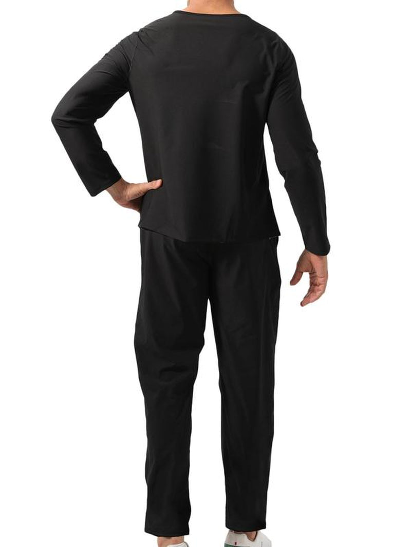 Tracksuits Elastic Waist Sauna Suit Set